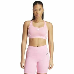 adidas POWERIMPACT TRAIN 3-STRIPES BRA Dámská sportovní podprsenka, růžová, velikost M A-B obraz