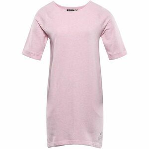 ALPINE PRO MOLEDA Dámské bavlněné šaty, růžová, velikost obraz
