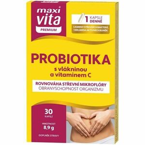 VITAR MAXI VITA PREMIUM PROBIOTIKA + VITAMIN C 30 CPS. BLISTR Doplněk stravy, , velikost obraz