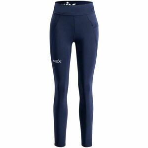 Swix PACE HIGH WAIST W Dámské běžecké legíny, tmavě modrá, velikost obraz