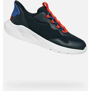 Geox J SPRINTYE FAST IN B Chlapecká volnočasová obuv, tmavě modrá, velikost obraz