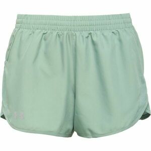 Under Armour FLY BY 3'' Dámské kraťasy, světle zelená, velikost L obraz