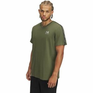 Under Armour ICON HEAVYWEIGHT TEE Pánské triko, tmavě zelená, velikost S obraz
