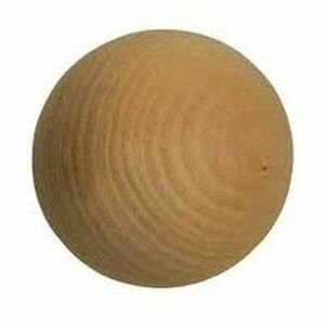 Potent Hockey WOOD BALL Dřevěná kulička, hnědá, velikost obraz