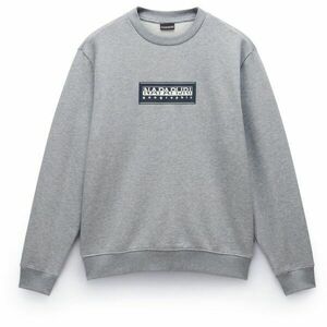 Napapijri B-BOX LOGO Pánská mikina, šedá, velikost obraz