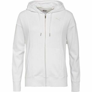 Puma HER FULL-ZIP HOODIE Dámská mikina, bílá, velikost obraz