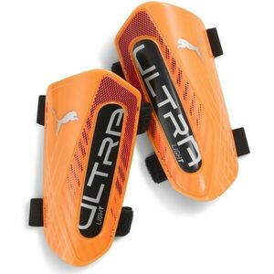 Puma ULTRA LIGHT STRAP Unisex fotbalové chrániče, oranžová, velikost obraz