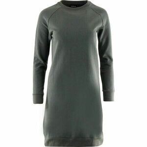 ALPINE PRO OLEGA Dámské šaty s kulatým výstřihem, šedá, velikost obraz