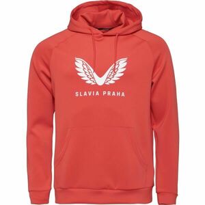 CASTORE SLAVIA PRAGUE PRESENTATION SCUBA LOGO HOODIE Pánská mikina, červená, velikost obraz