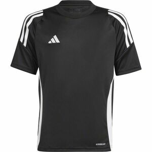 adidas TIRO24 JERSEY Y Chlapecký fotbalový dres, černá, velikost obraz