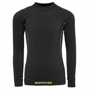 Klimatex CHIKO SEAMLESS Dětské bezešvé termo triko, černá, velikost 128-134 obraz