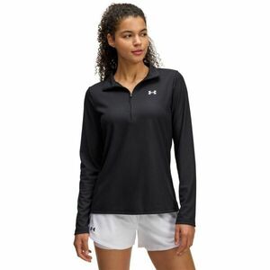 Under Armour TECH RIB 1/2 ZIP Dámské triko, černá, velikost obraz