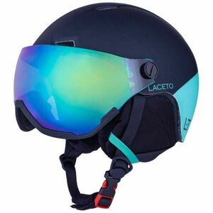 Laceto TEMPESTA VISOR Lyžařská helma, tmavě modrá, velikost obraz