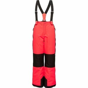 Lewro BERKLEY Dětské lyžařské kalhoty, lososová, velikost 152-158 obraz