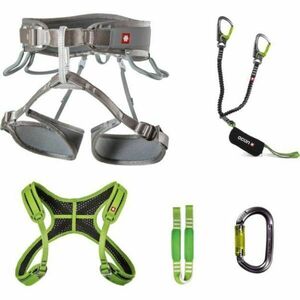 OCÚN VIA FERRATA TWIST + CHEST SET Ferratový set s páracím tlumičem, šedá, velikost obraz