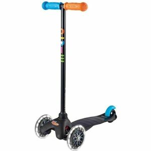 Micro MINI CLASSIC LED Dětská koloběžka, černá, velikost obraz