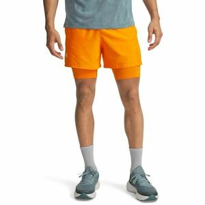 Under Armour LAUNCH 5 2-IN-1 Pánské kraťasy, oranžová, velikost L obraz