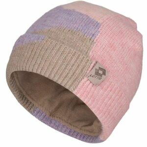 Lotto WINTY Dívčí pletená čepice, růžová, velikost obraz