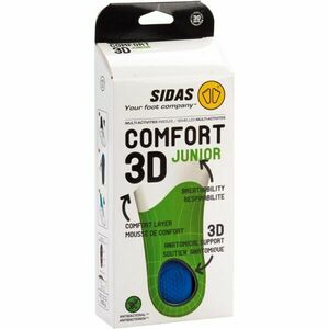 Sidas COMFORT 3D JUNIOR Dětské vložky do bot, modrá, velikost obraz