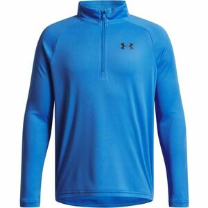 Under Armour TECH 2.0 1/2 ZIP Chlapecké triko s dlouhým rukávem, modrá, velikost M obraz