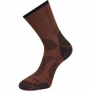 ALPINE PRO KEROWE Sportovní ponožky, hnědá, velikost obraz