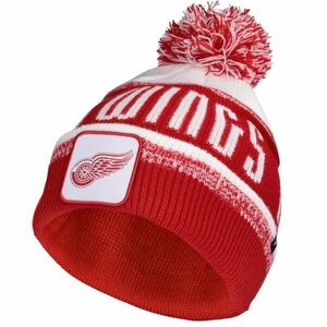 FANATICS DETROIT RED WINGS THRIVE CUFFED POM BEANIE Čepice, červená, velikost obraz