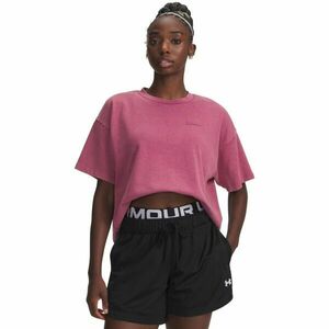 Under Armour HEAVYWEIGHT BOXY WASH Dámské tričko, růžová, velikost M obraz