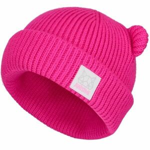 Lewro NOKA Dívčí pletená čepice, růžová, velikost 4-7Y obraz
