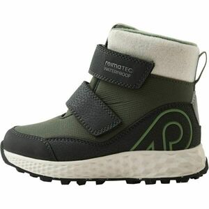REIMA HALLAVA Dětské zimní boty, tmavě zelená, velikost obraz