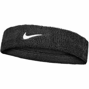 Nike SWOOSH CLASSIC HEADBAND Sportovní čelenka, černá, velikost obraz