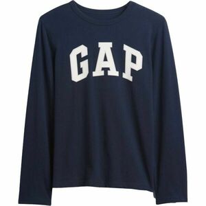 GAP V-FRCH LS LOGO TEE Dětské tričko, tmavě modrá, velikost obraz