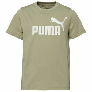 Puma ESSENTIALS N0. 1 LOGO TEE B Chlapecké triko, khaki, velikost obraz