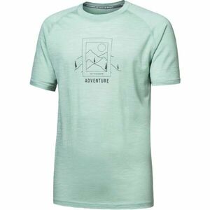 Sensor MERINO AIR SAY YES Pánské funkční triko, světle zelená, velikost obraz