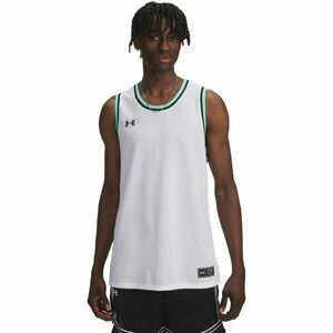 Under Armour ZONE PRO MESH TANK Pánské tílko na basket, bílá, velikost M obraz