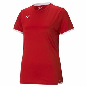 Puma TEAMLIGA JERSEY TEE W Dámské fotbalové triko, červená, velikost obraz