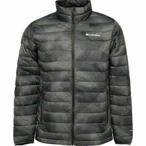 Columbia POWDER LITE™ II PRINTED JACKET Pánská zimní bunda, tmavě šedá, velikost obraz