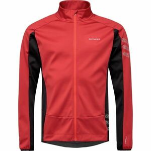 Klimatex MADRI Pánská větruodolná cyklistická bunda, červená, velikost obraz