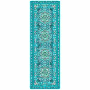 YOGGYS DESIGN YOGA MAT 5.5 MM MARRAKESH Podložka na jógu designová, tyrkysová, velikost obraz