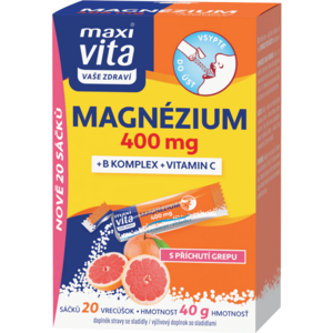 VITAR MAXI VITA MAGNÉZIUM 400MG +B KOMP.+VIT C 20 STICK Doplněk stravy, , velikost obraz