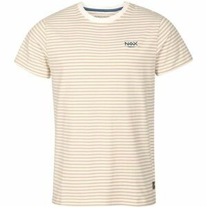 NAX CESEF Pánské bavlněné triko, béžová, velikost obraz
