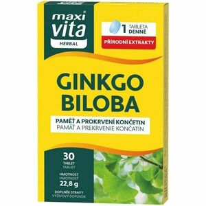 VITAR MAXI VITA HERBAL GINKGO BILOBA 30 TAB Doplněk stravy, , velikost obraz
