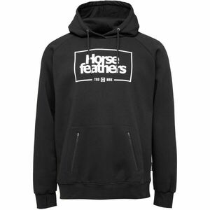 Horsefeathers SHERMAN Pánská mikina, černá, velikost obraz