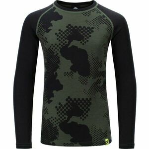 Bula FREERIDE MERINO WOOL Dětské vlněné tričko, černá, velikost 8Y obraz
