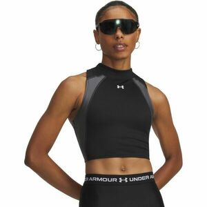 Under Armour HEATGEAR RIB Dámský top, černá, velikost L obraz