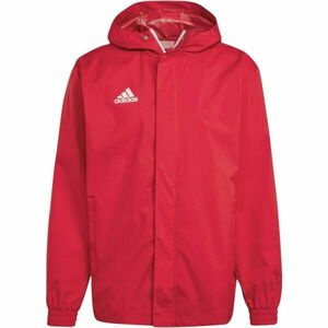 adidas ENTRADA 22 ALL WEATHER JACKET Pánská fotbalová bunda, červená, velikost obraz
