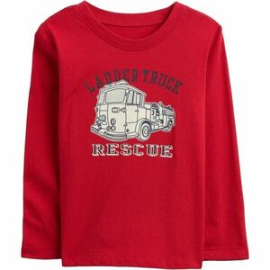 GAP V-AUG BF LS GR T Dětské tričko, červená, velikost 2Y obraz
