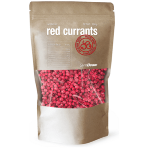 GymBeam LYOFILIZOVANÝ ČERVENÝ RYBÍZ - 100 G Snack, , velikost obraz