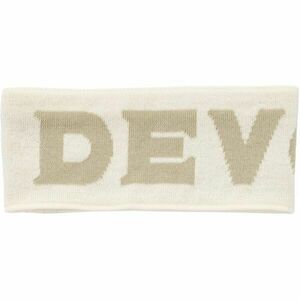 Devold DEVOLD LOGO MERINO HEADBAND Univerzální vlněná čelenka, béžová, velikost UNI obraz