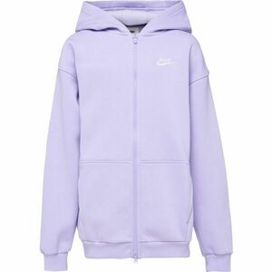 Nike SPORTSWEAR Dívčí mikina, fialová, velikost obraz