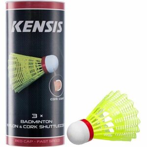 Kensis NSC 3 FAST Badmintonové míčky, žlutá, velikost obraz